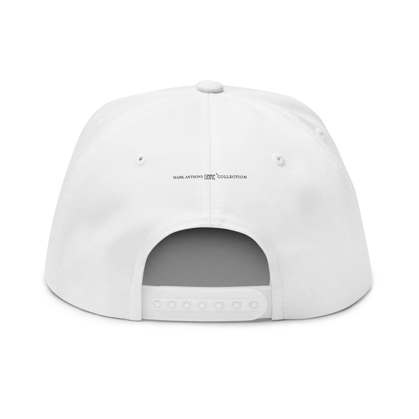 Forever Angel® Embroidered Hat – White \| Mark Anthony Gable® Collection Flat Bill Cap