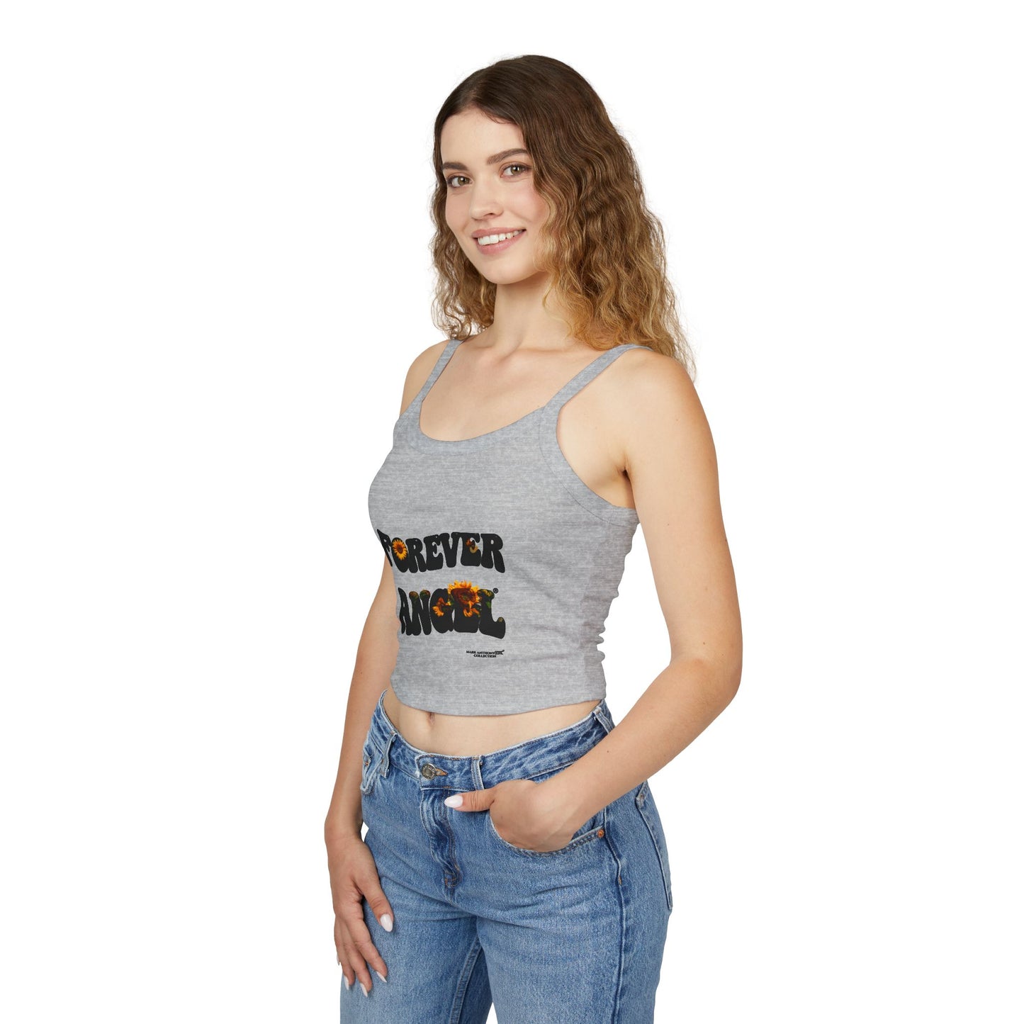 Forever Angel® Retro Sunflowers Tank Women’s Spaghetti Strap Edition by the Mark Anthony Gable® Collection