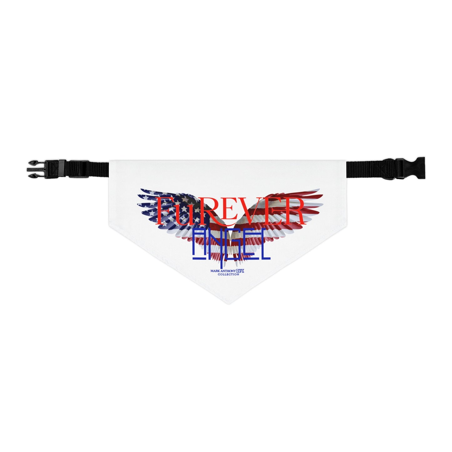 FuREVER ANGEL Pet Bandana Collar Stars and Stripes Edition by “Mark Anthony Gable® Collection”