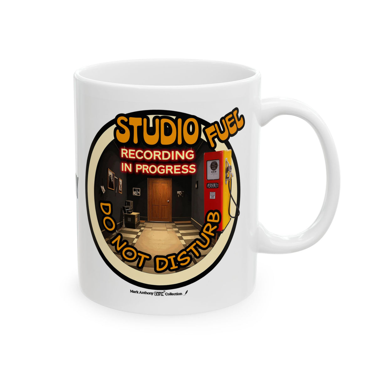 Studio Fuel Recording In Progress Do Not Disturb Coffee Mug | Custom Name | Mark Anthony GableĀ® Collection 11oz