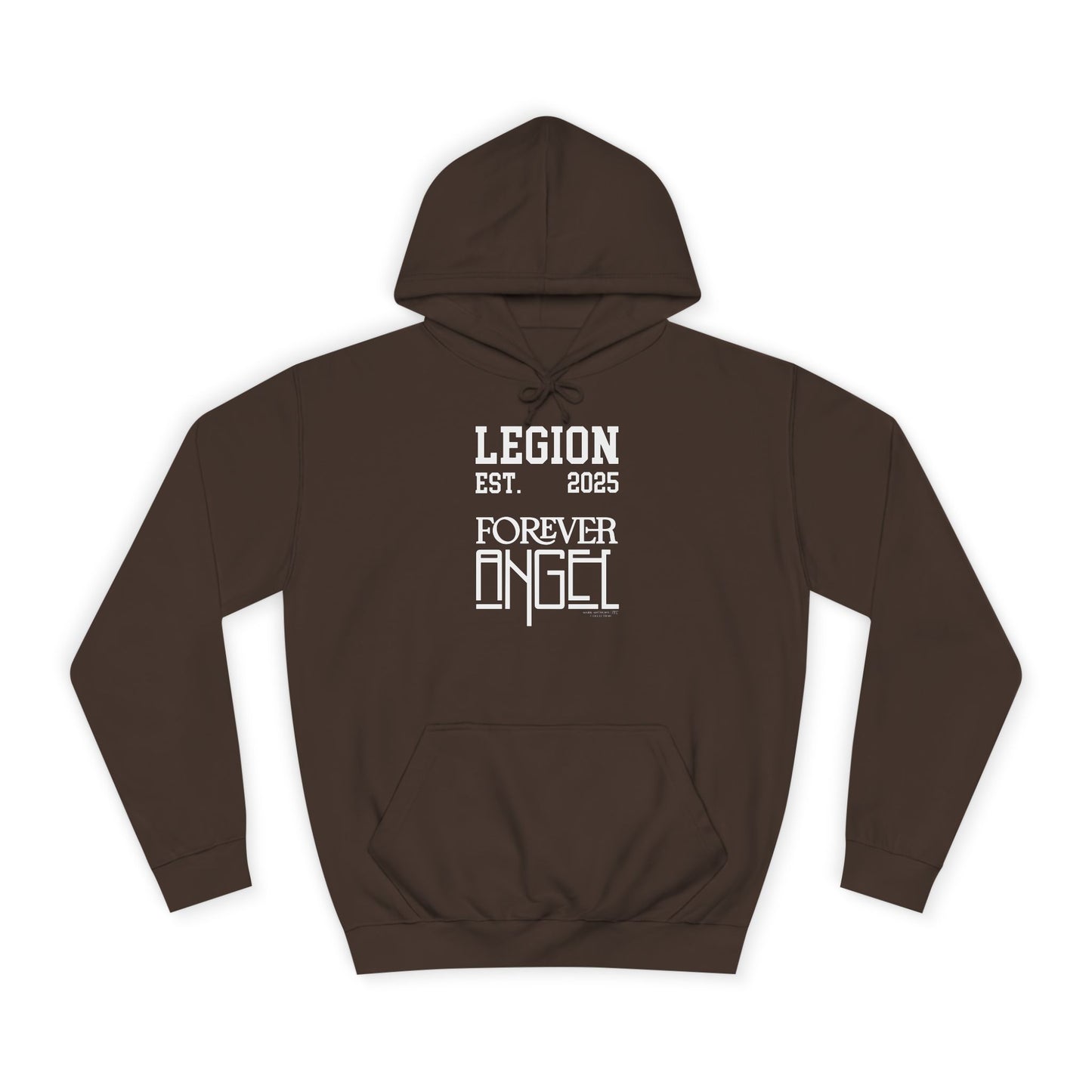 Legion Forever Angel College Hoodie Est. 2025 Unisex by Mark Anthony Gable®