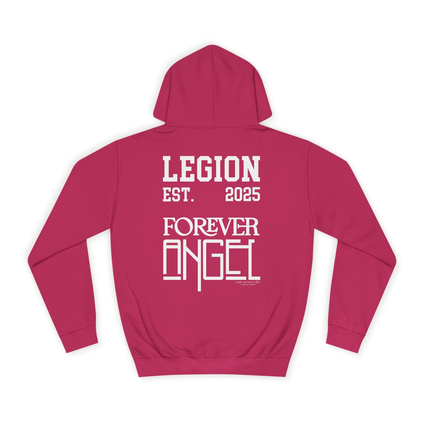 Legion Forever Angel College Hoodie Est. 2025 Unisex by Mark Anthony Gable®