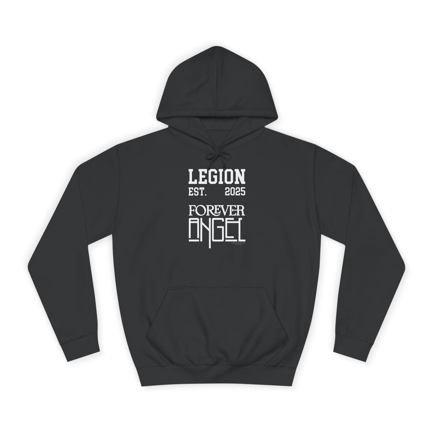 Legion Forever Angel College Hoodie Est. 2025 Unisex by Mark Anthony Gable®