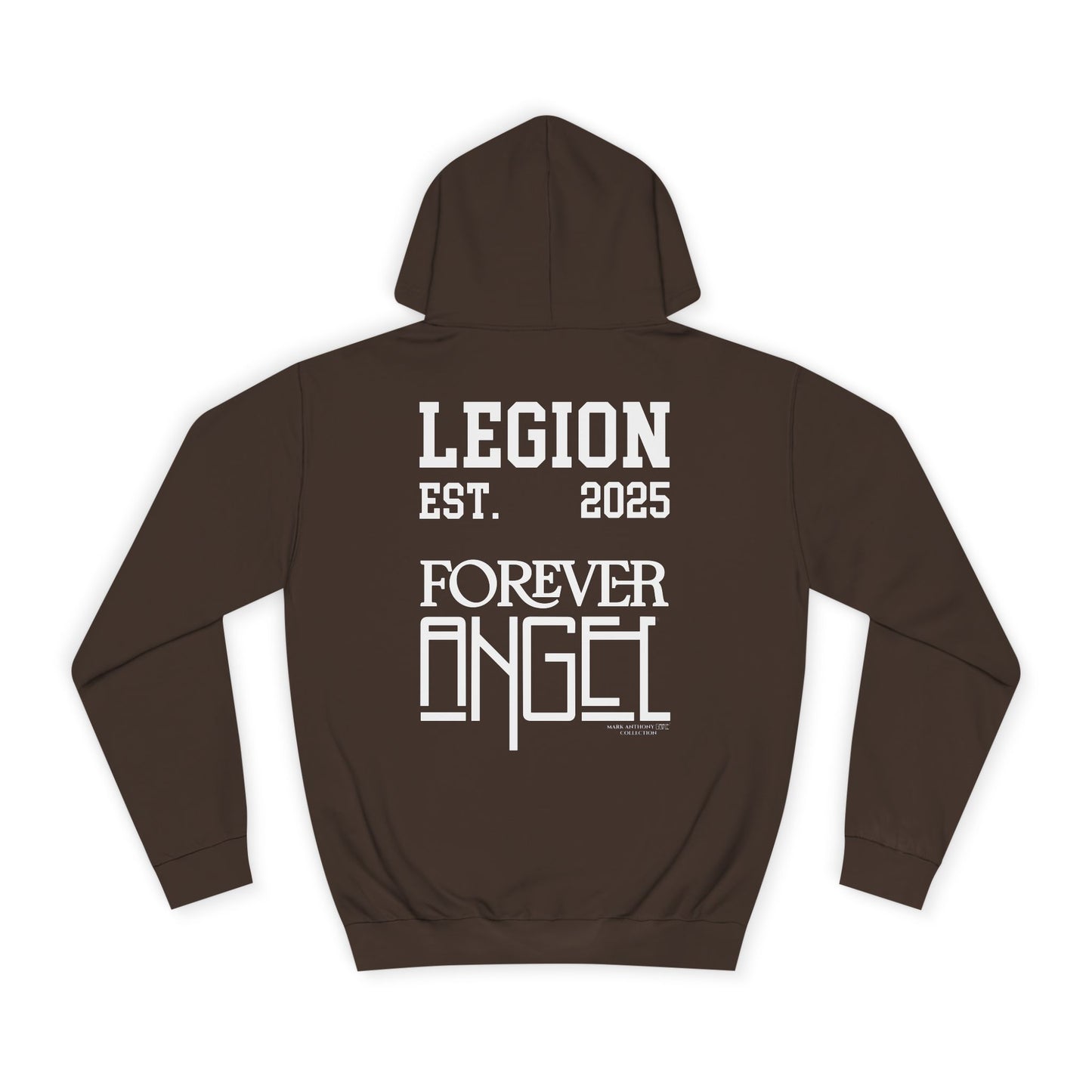 Legion Forever Angel College Hoodie Est. 2025 Unisex by Mark Anthony Gable®