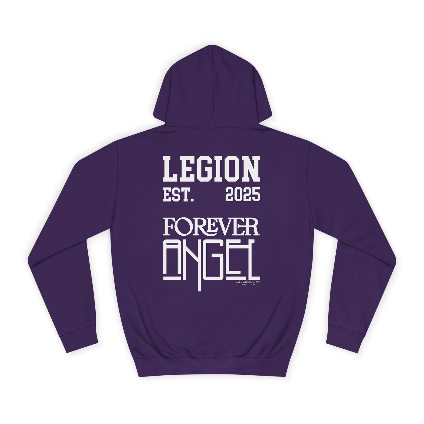 Legion Forever Angel College Hoodie Est. 2025 Unisex by Mark Anthony Gable®