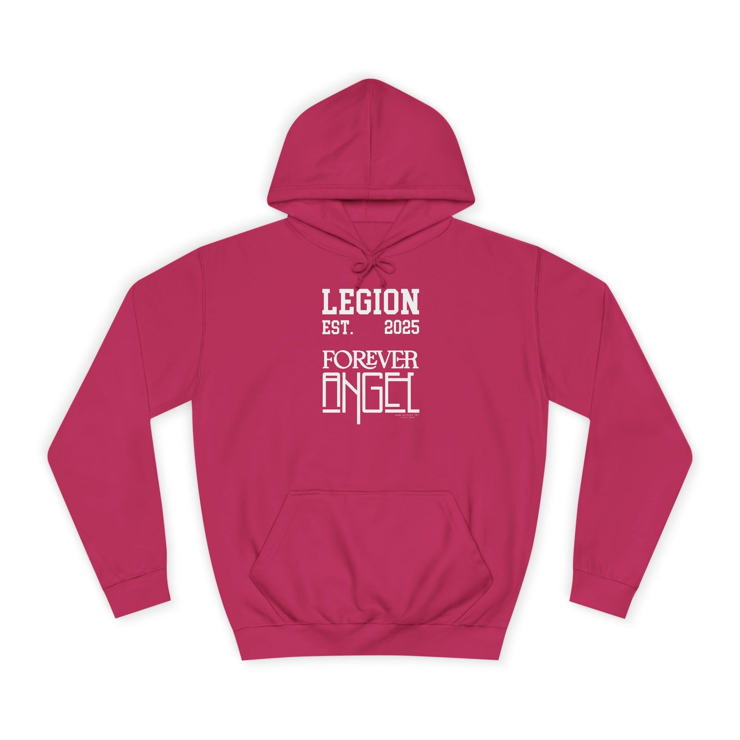 Legion Forever Angel College Hoodie Est. 2025 Unisex by Mark Anthony Gable®