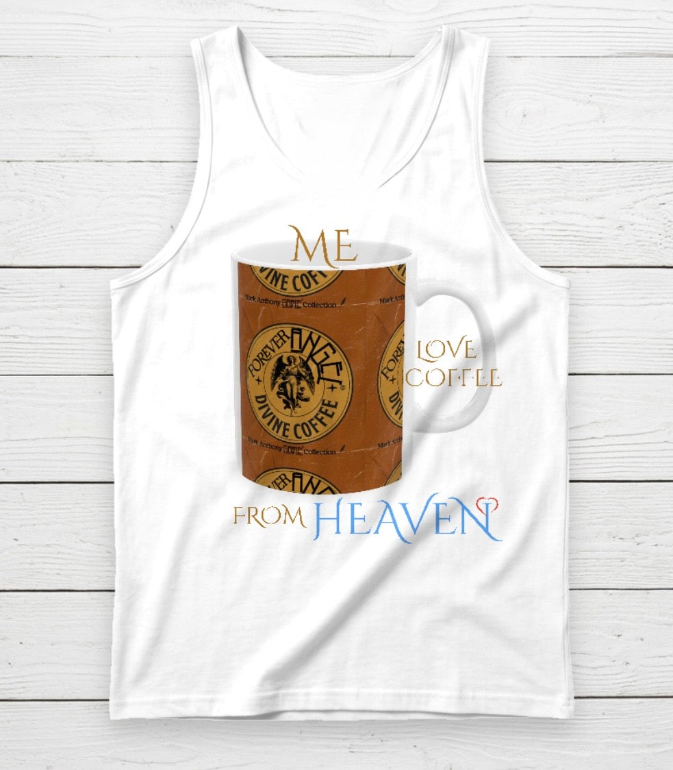 Forever Angel® Unique Divine Coffee Mug by Mark Anthony Gable® Collection | Men’s Cotton Muscle Tank Top