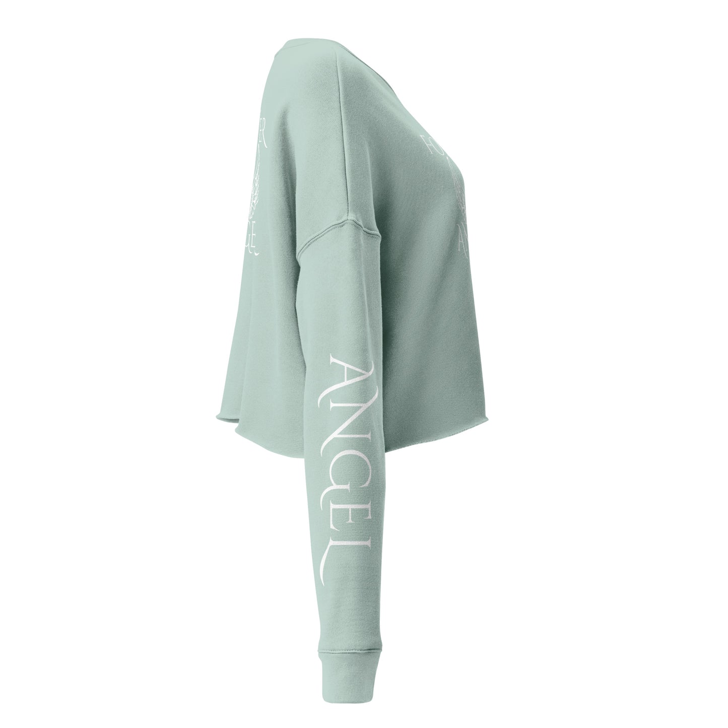Crop Sweatshirt FOREVER ANGEL by "Mark Anthony Gable Collection-FOREVER ANGEL ANGEL®”