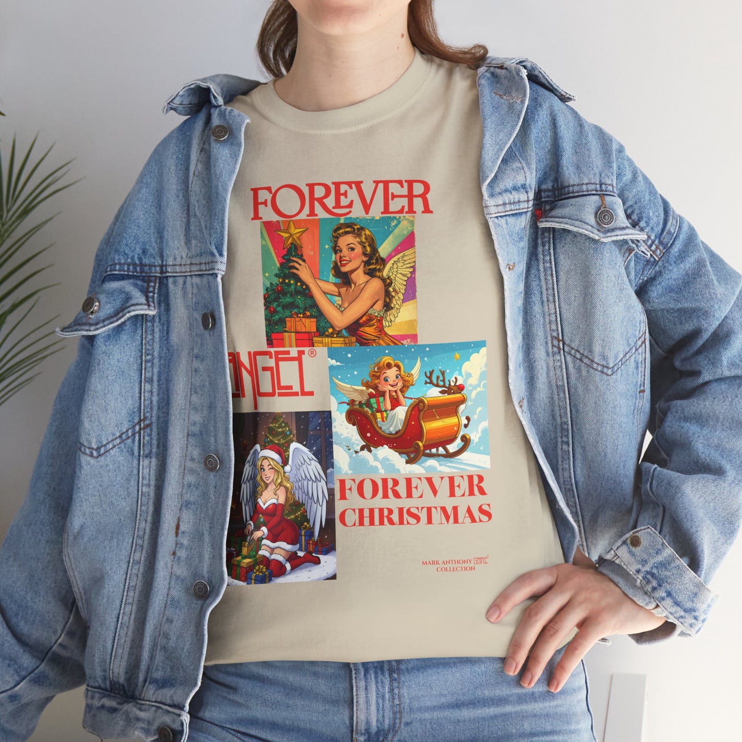 Forever Angel® Forever Christmas by Mark Anthony Gable® Collection Unisex Heavy Cotton Tee