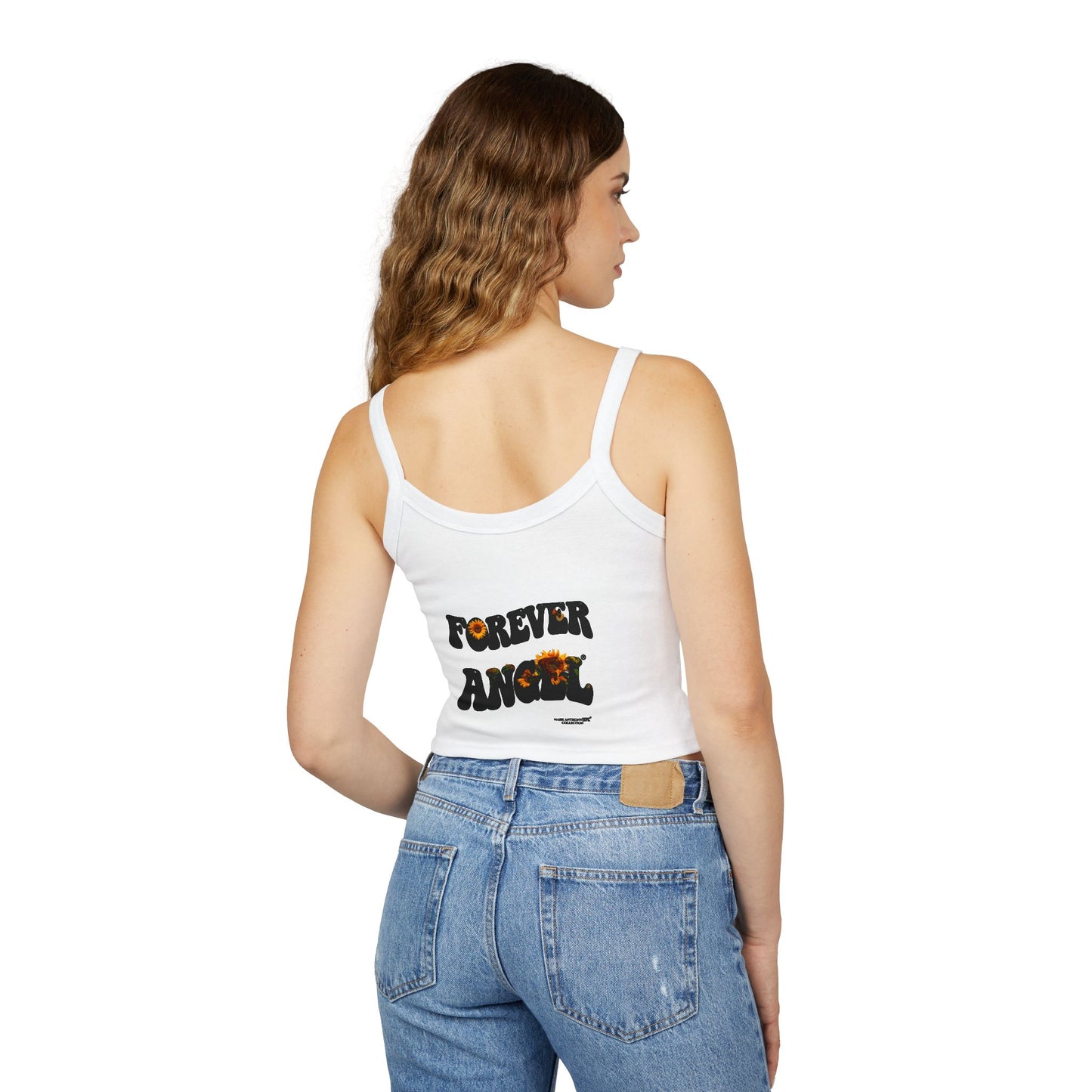 Forever Angel® Retro Sunflowers Tank Women’s Spaghetti Strap Edition by the Mark Anthony Gable® Collection