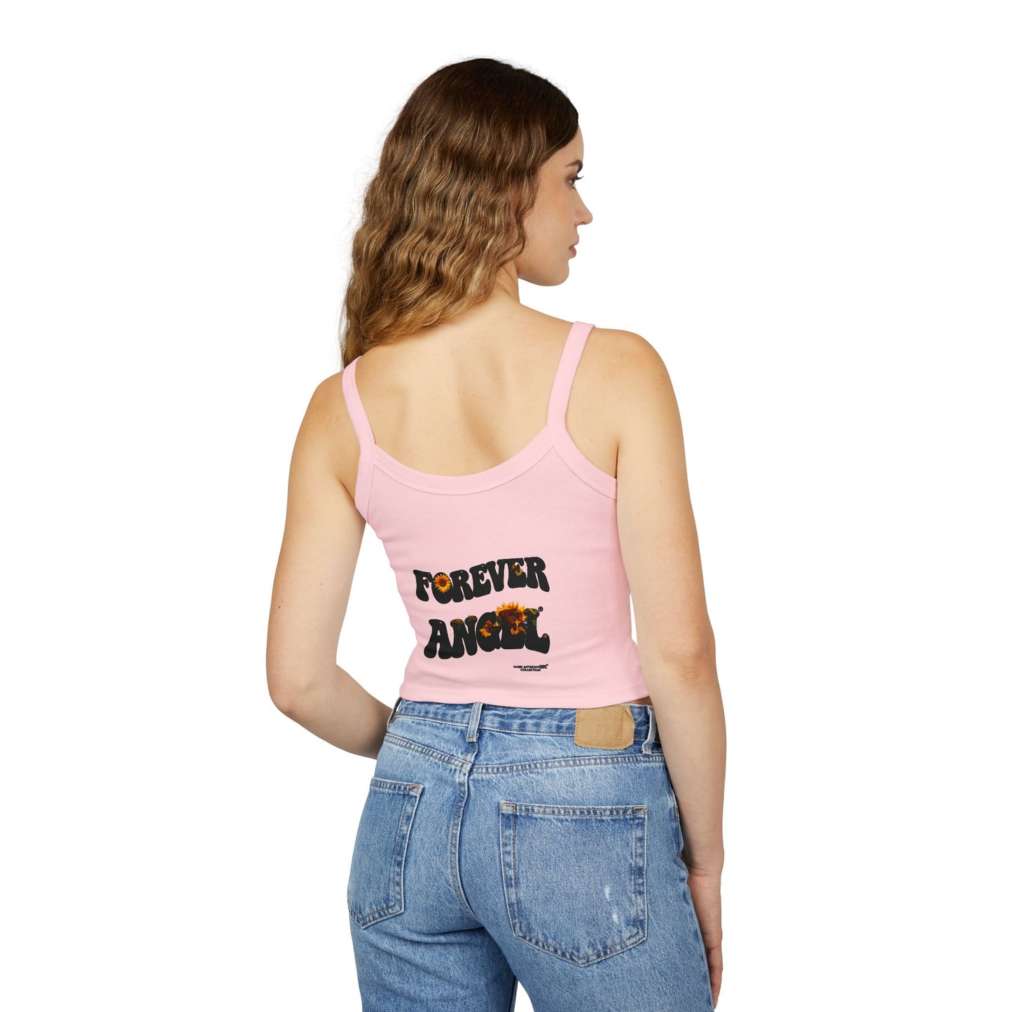 Forever Angel® Retro Sunflowers Tank Women’s Spaghetti Strap Edition by the Mark Anthony Gable® Collection