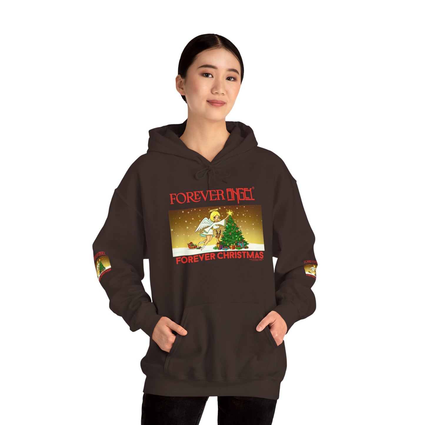 Forever Angel® Forever Christmas by Mark Anthony Gable® Collection Unisex Heavy Blend™ Hooded Sweatshirt