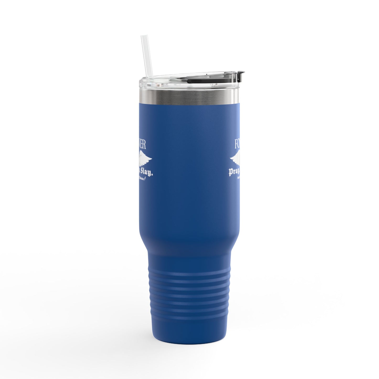 PRAY. SIP. SLAY. by Mark Anthony Gable® Collection Forever Angel® Insulated Travel Mug, 40oz