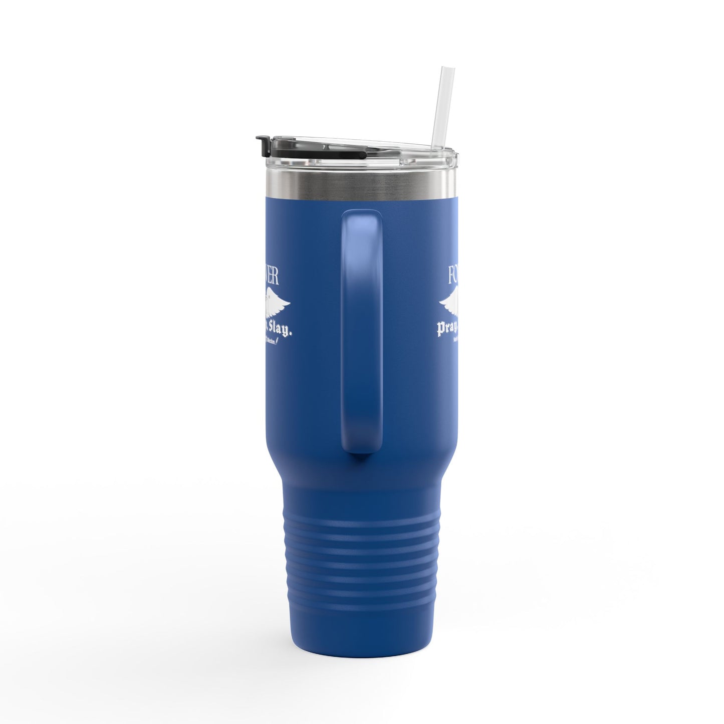 PRAY. SIP. SLAY. by Mark Anthony Gable® Collection Forever Angel® Insulated Travel Mug, 40oz