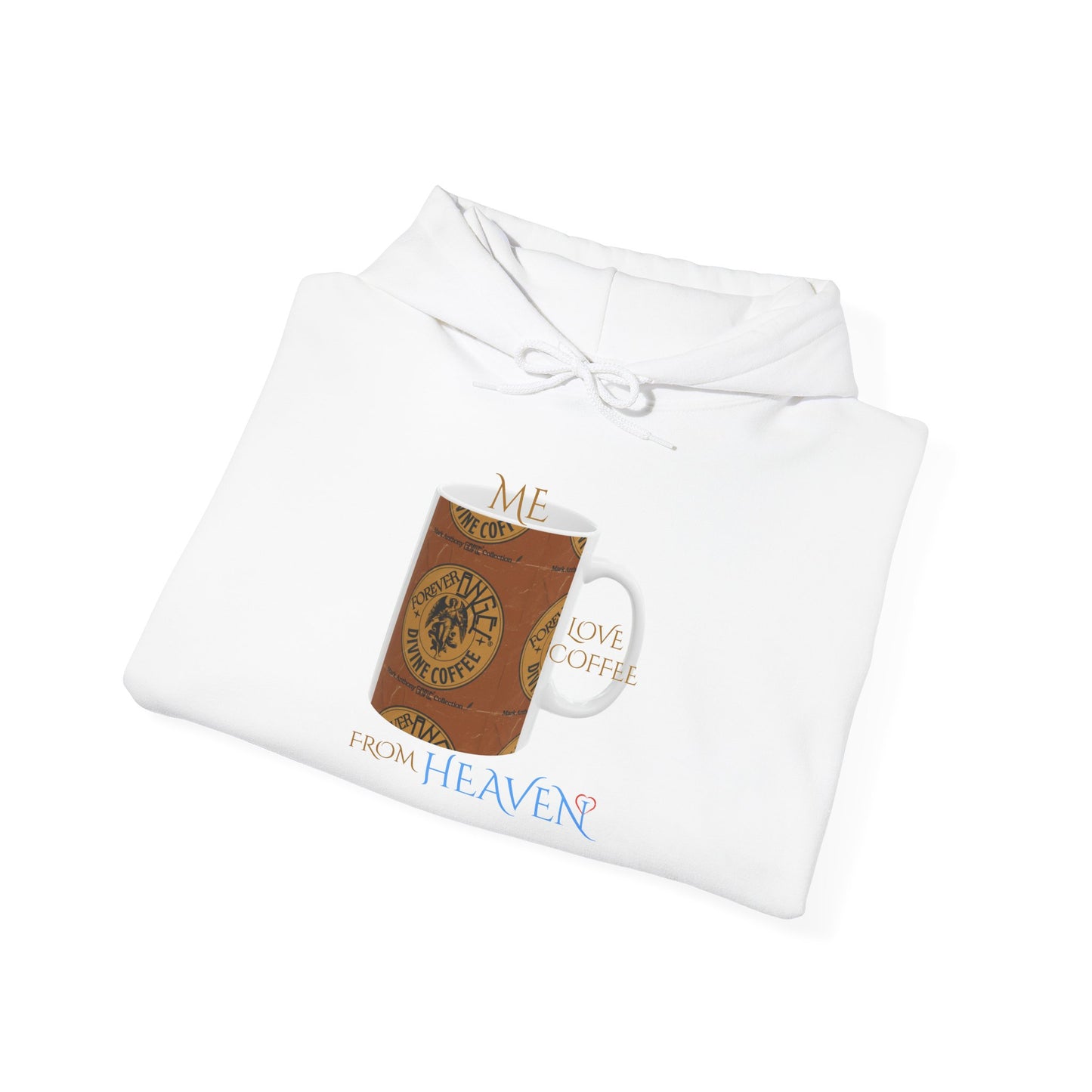 Forever Angel® Unique Divine Coffee Mug by Mark Anthony Gable® Collection | Unisex Heavy Blend™ Hooded Sweatshirt