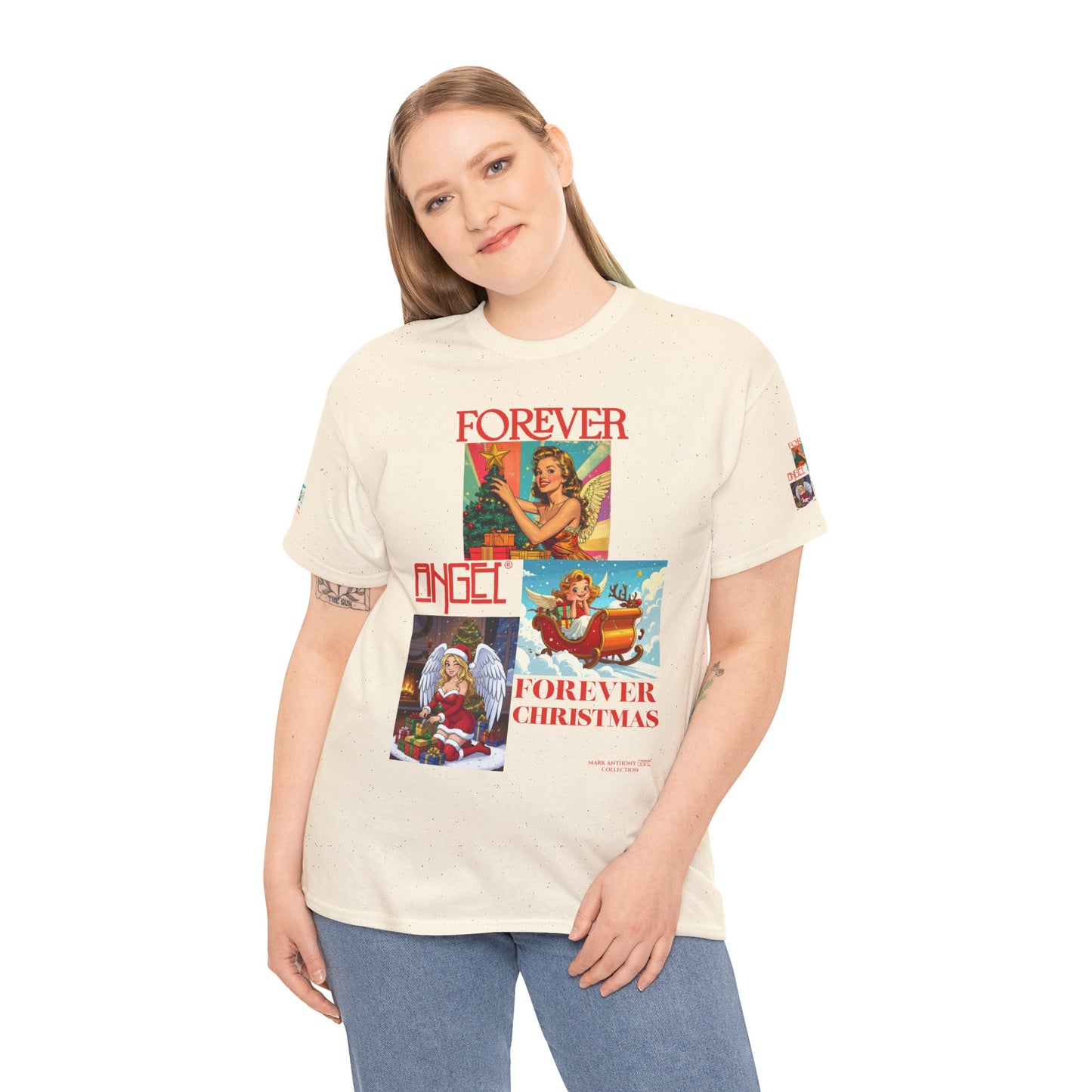 Forever Angel® Forever Christmas by Mark Anthony Gable® Collection Unisex Heavy Cotton Tee
