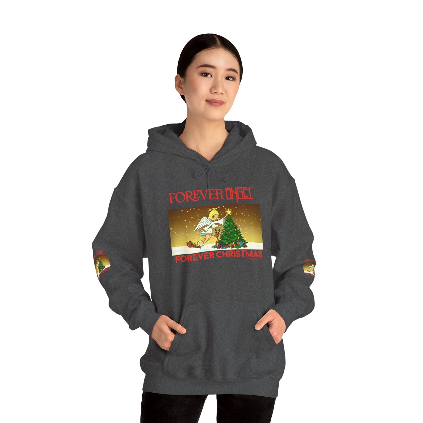 Forever Angel® Forever Christmas by Mark Anthony Gable® Collection Unisex Heavy Blend™ Hooded Sweatshirt