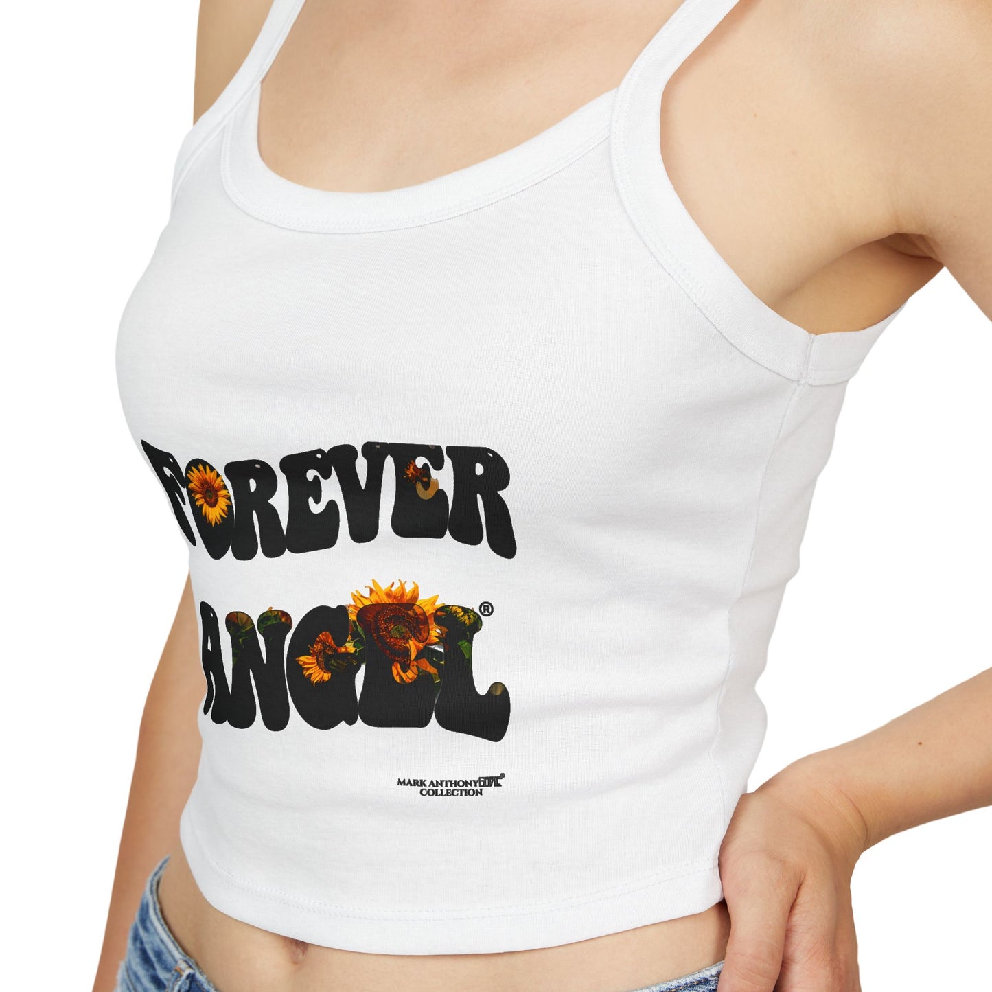 Forever Angel® Retro Sunflowers Tank Women’s Spaghetti Strap Edition by the Mark Anthony Gable® Collection