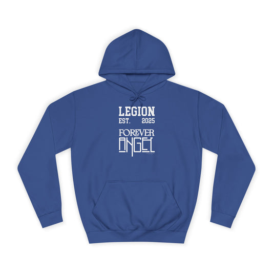 Legion Forever Angel College Hoodie Est. 2025 Unisex by Mark Anthony Gable®