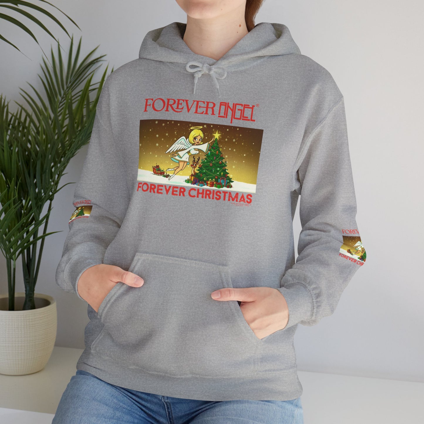 Forever Angel® Forever Christmas by Mark Anthony Gable® Collection Unisex Heavy Blend™ Hooded Sweatshirt