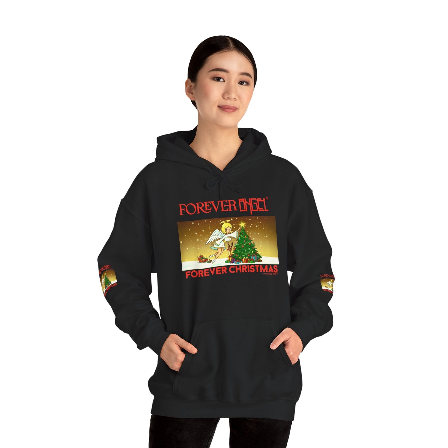 Forever Angel® Forever Christmas by Mark Anthony Gable® Collection Unisex Heavy Blend™ Hooded Sweatshirt