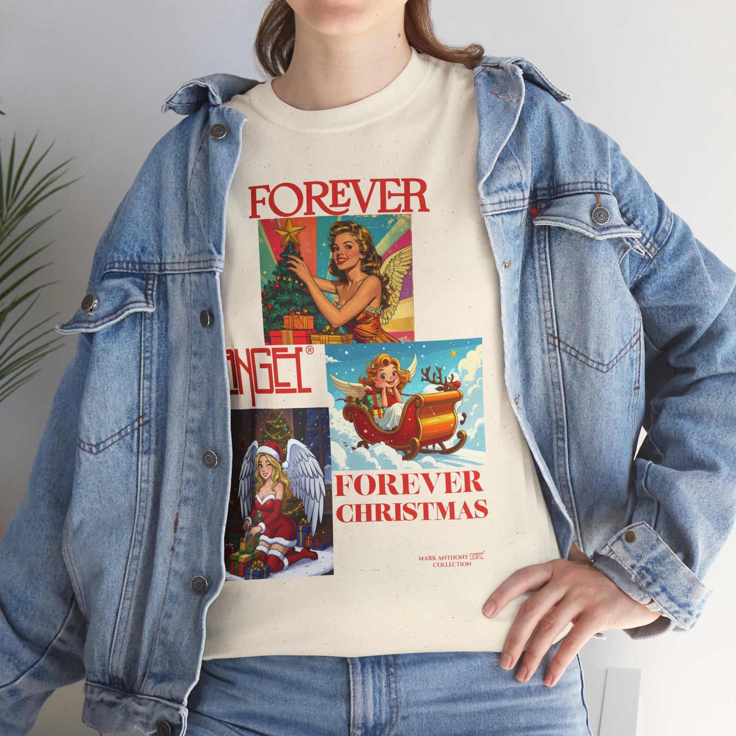 Forever Angel® Forever Christmas by Mark Anthony Gable® Collection Unisex Heavy Cotton Tee