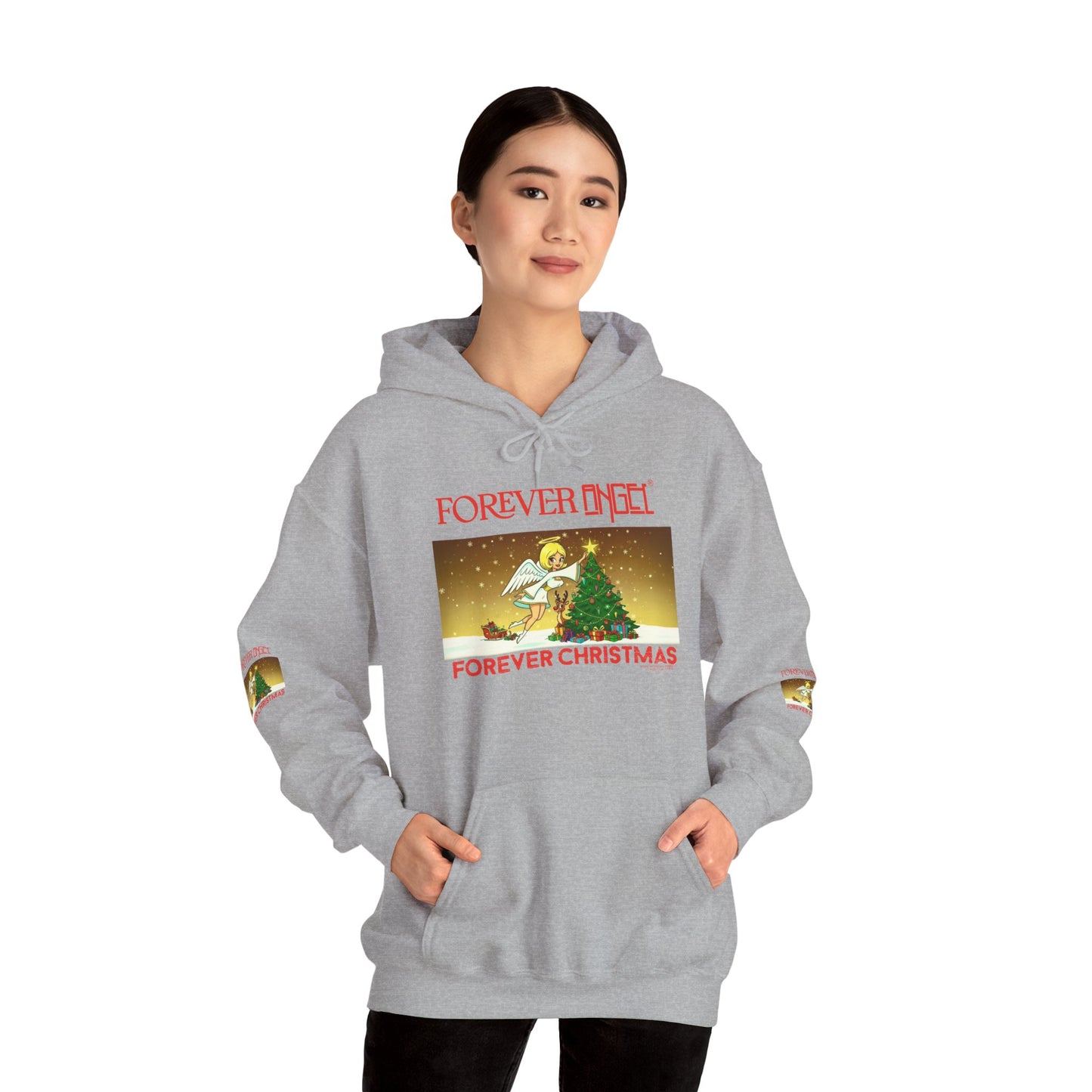 Forever Angel® Forever Christmas by Mark Anthony Gable® Collection Unisex Heavy Blend™ Hooded Sweatshirt