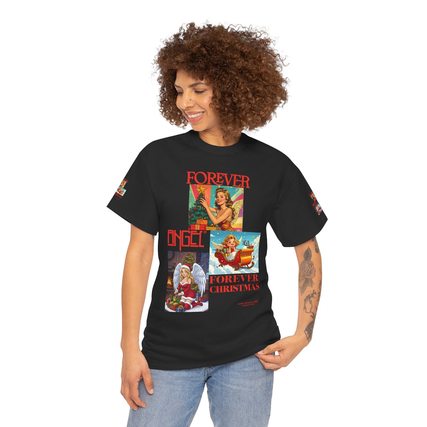 Forever Angel® Forever Christmas by Mark Anthony Gable® Collection Unisex Heavy Cotton Tee