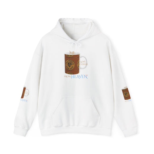 Forever Angel® Unique Divine Coffee Mug by Mark Anthony Gable® Collection | Unisex Heavy Blend™ Hooded Sweatshirt