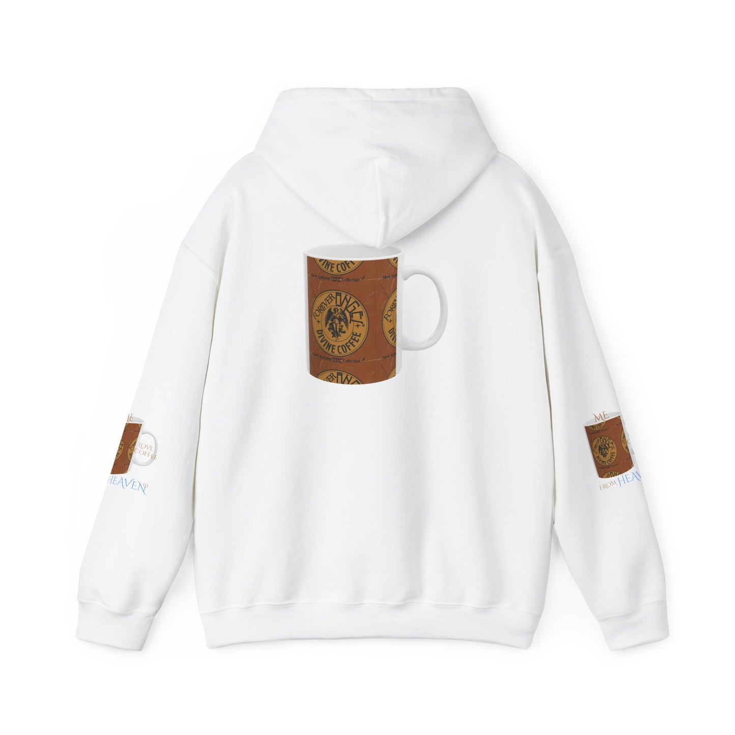 Forever Angel® Unique Divine Coffee Mug by Mark Anthony Gable® Collection | Unisex Heavy Blend™ Hooded Sweatshirt