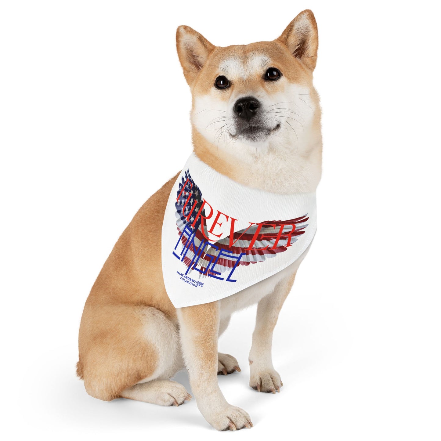 FuREVER ANGEL Pet Bandana Collar Stars and Stripes Edition by “Mark Anthony Gable® Collection”