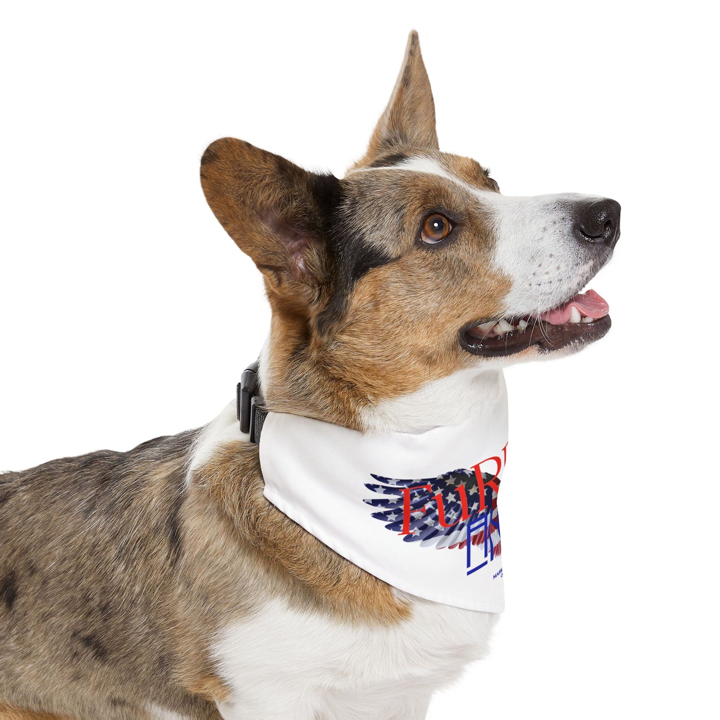 FuREVER ANGEL Pet Bandana Collar Stars and Stripes Edition by “Mark Anthony Gable® Collection”