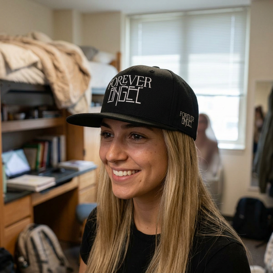 Forever Angel® Embroidered Hat – Black | Mark Anthony Gable® Collection Snapback