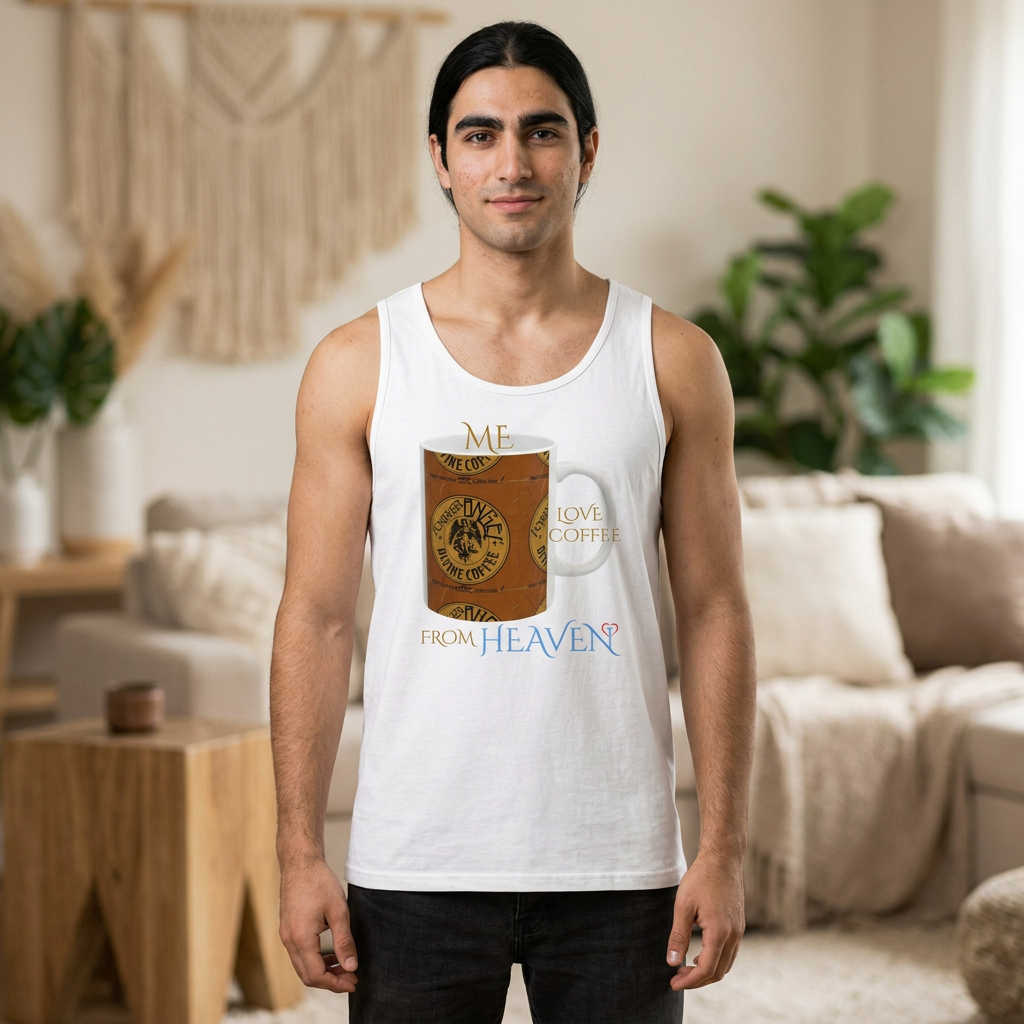 Forever Angel® Unique Divine Coffee Mug by Mark Anthony Gable® Collection | Men’s Cotton Muscle Tank Top