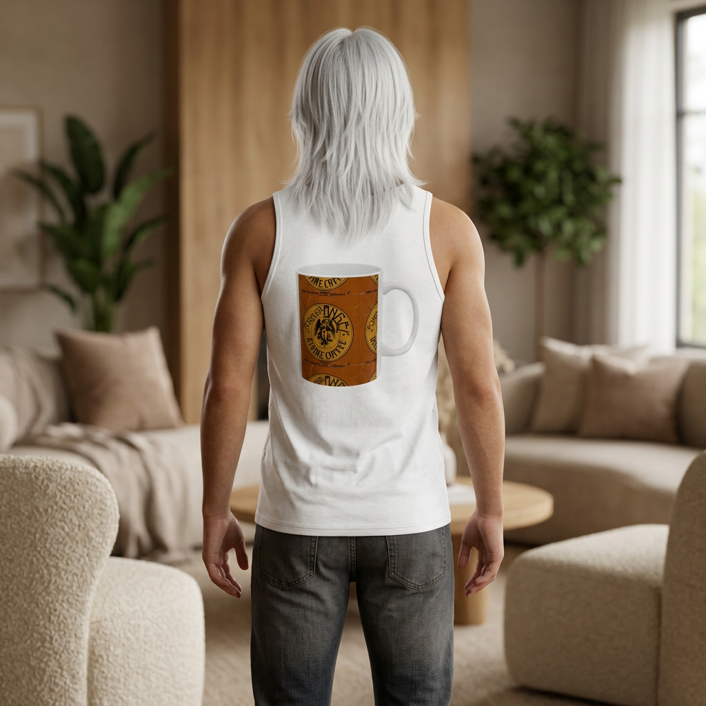 Forever Angel® Unique Divine Coffee Mug by Mark Anthony Gable® Collection | Men’s Cotton Muscle Tank Top