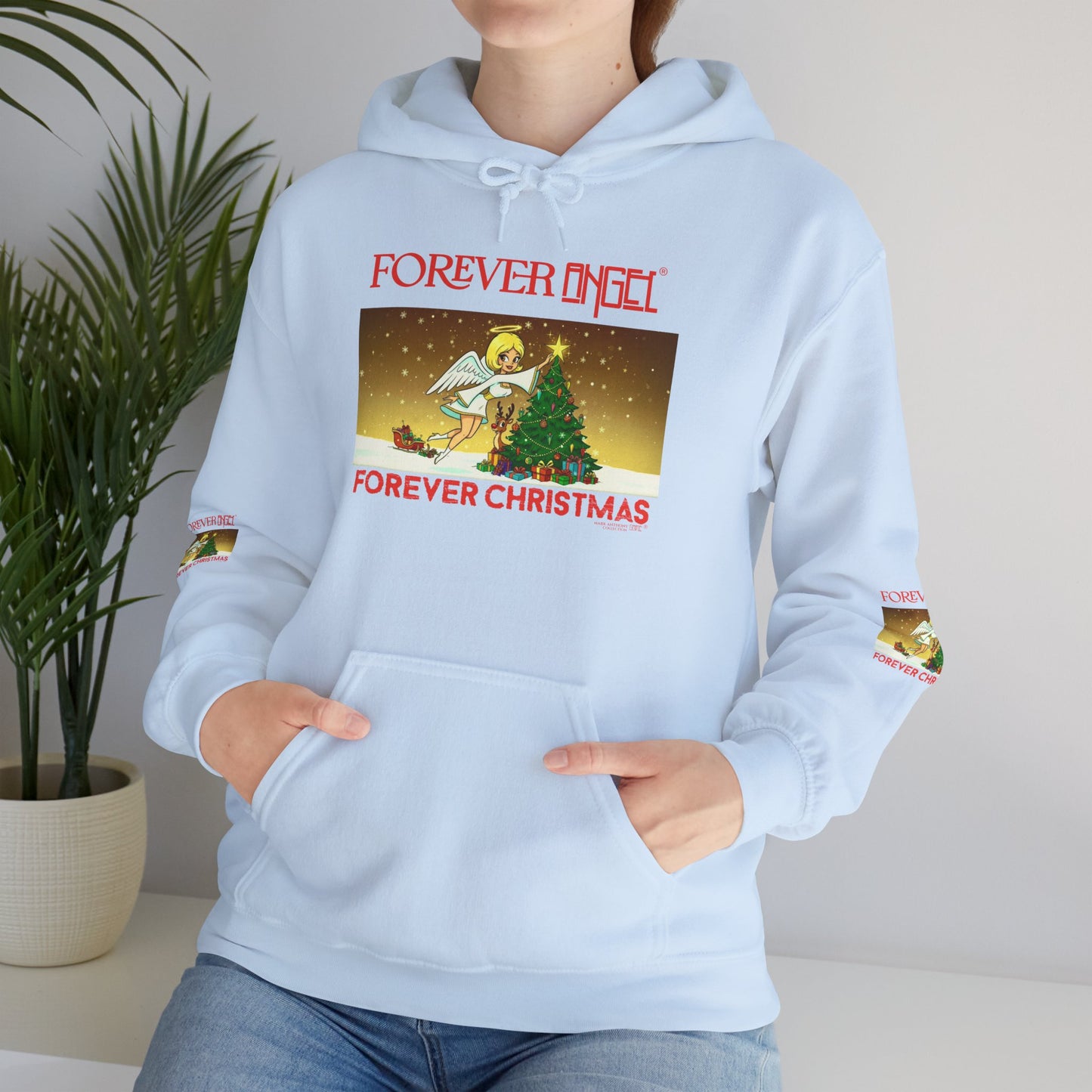 Forever Angel® Forever Christmas by Mark Anthony Gable® Collection Unisex Heavy Blend™ Hooded Sweatshirt