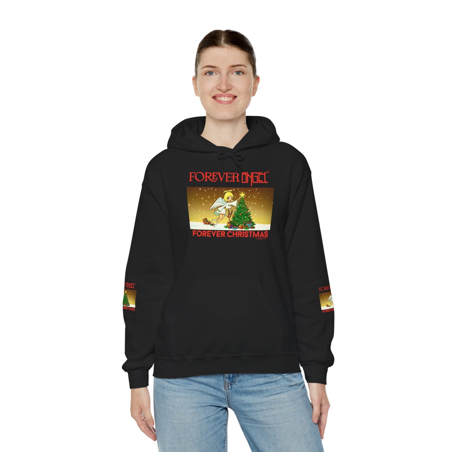 Forever Angel® Forever Christmas by Mark Anthony Gable® Collection Unisex Heavy Blend™ Hooded Sweatshirt