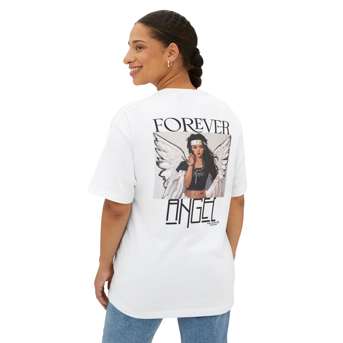 Forever Angel® Drop 002 Mark Anthony Gable® Collection Unisex Oversized Boxy Tee