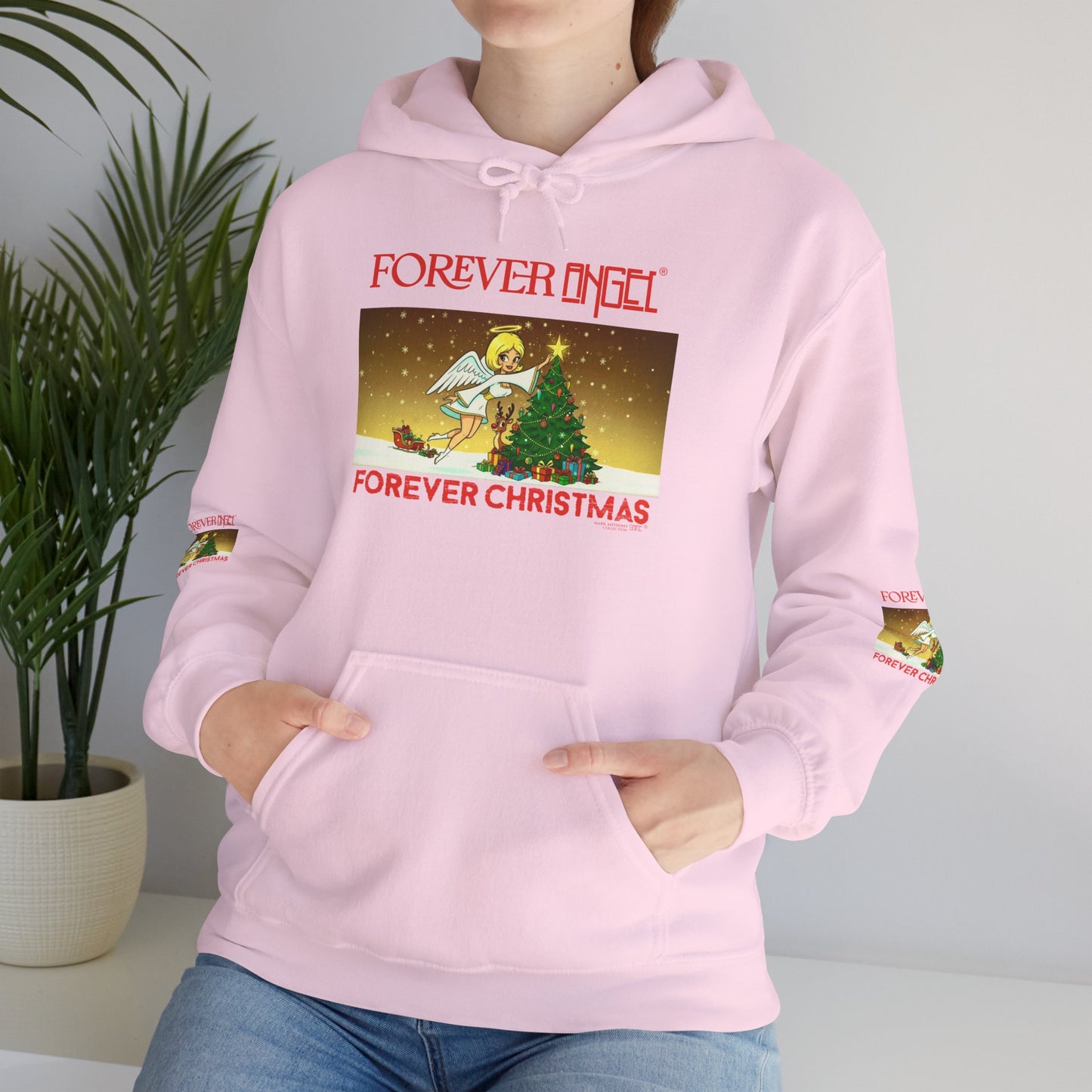 Forever Angel® Forever Christmas by Mark Anthony Gable® Collection Unisex Heavy Blend™ Hooded Sweatshirt