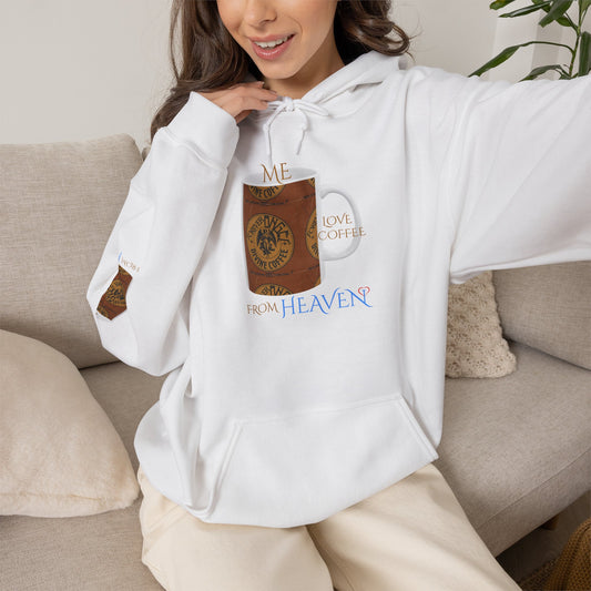 Forever Angel® Unique Divine Coffee Mug by Mark Anthony Gable® Collection | Unisex Heavy Blend™ Hooded Sweatshirt