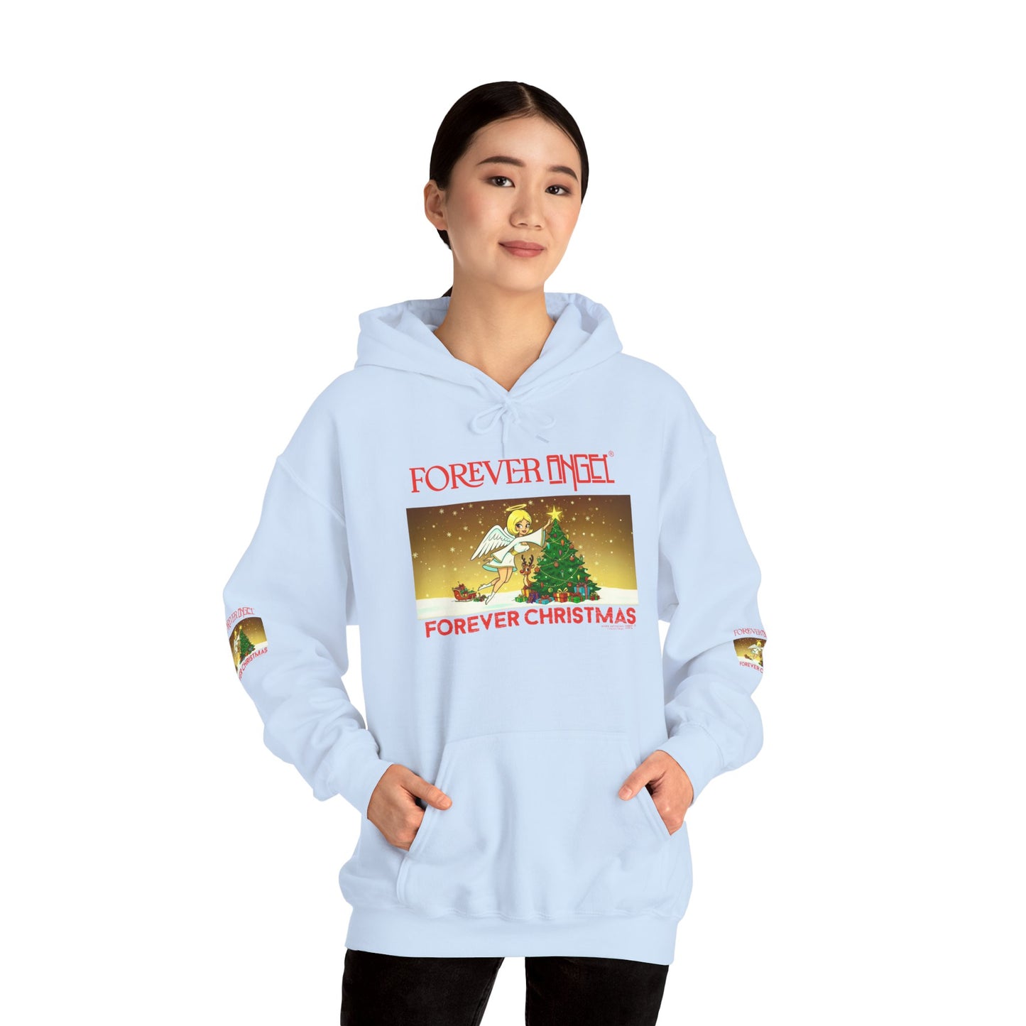 Forever Angel® Forever Christmas by Mark Anthony Gable® Collection Unisex Heavy Blend™ Hooded Sweatshirt