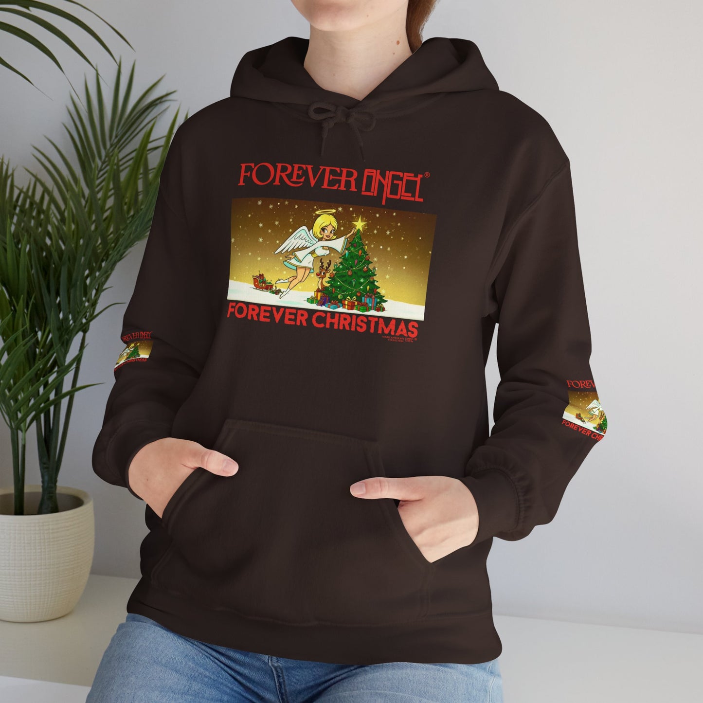 Forever Angel® Forever Christmas by Mark Anthony Gable® Collection Unisex Heavy Blend™ Hooded Sweatshirt