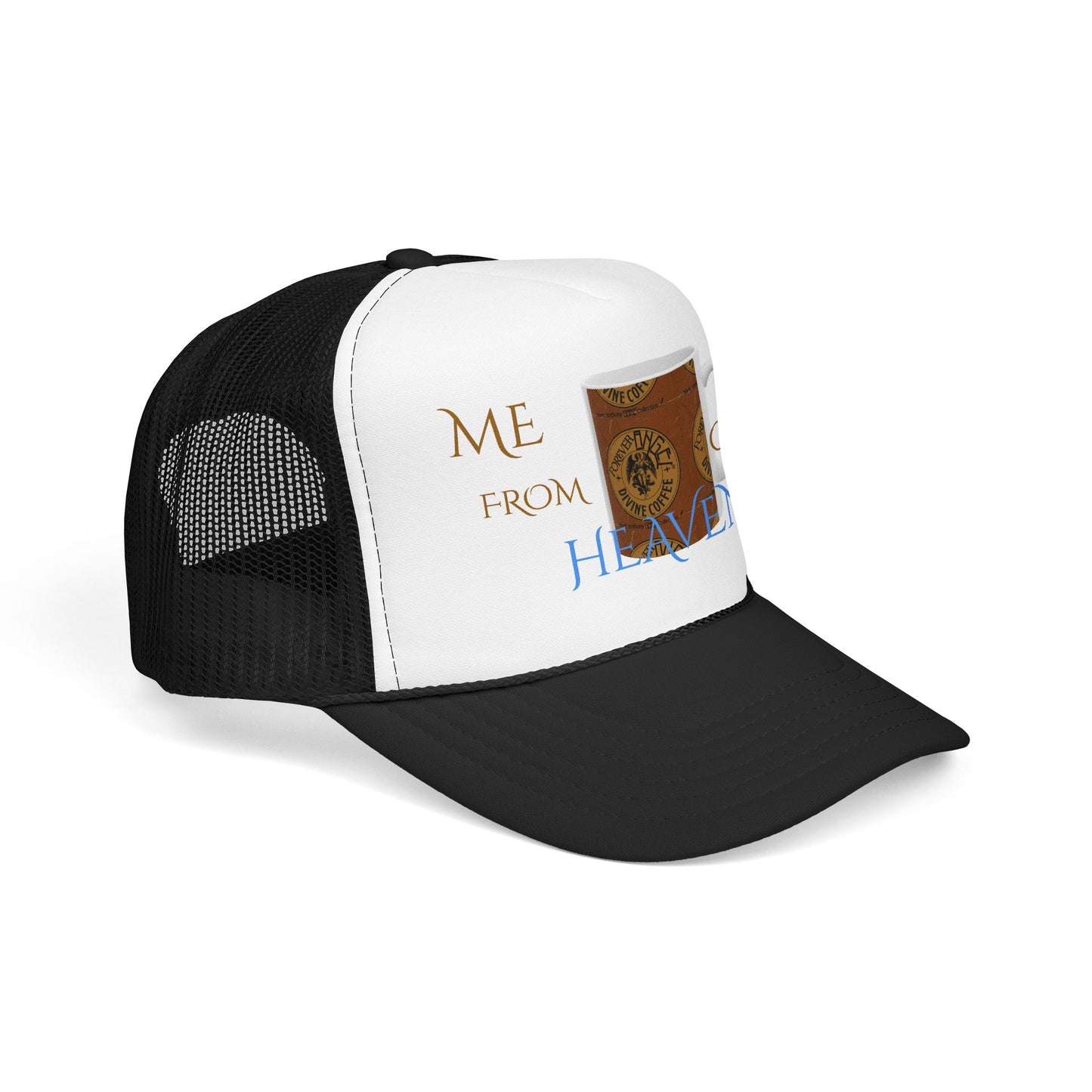 Forever Angel® Love Coffee From Heaven by Mark Anthony Gable® Collection | Unisex Foam Trucker Hat