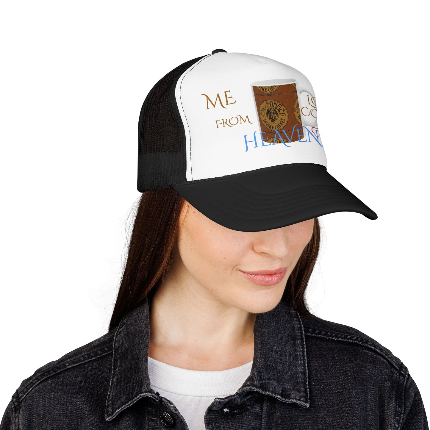 Forever Angel® Love Coffee From Heaven by Mark Anthony Gable® Collection | Unisex Foam Trucker Hat