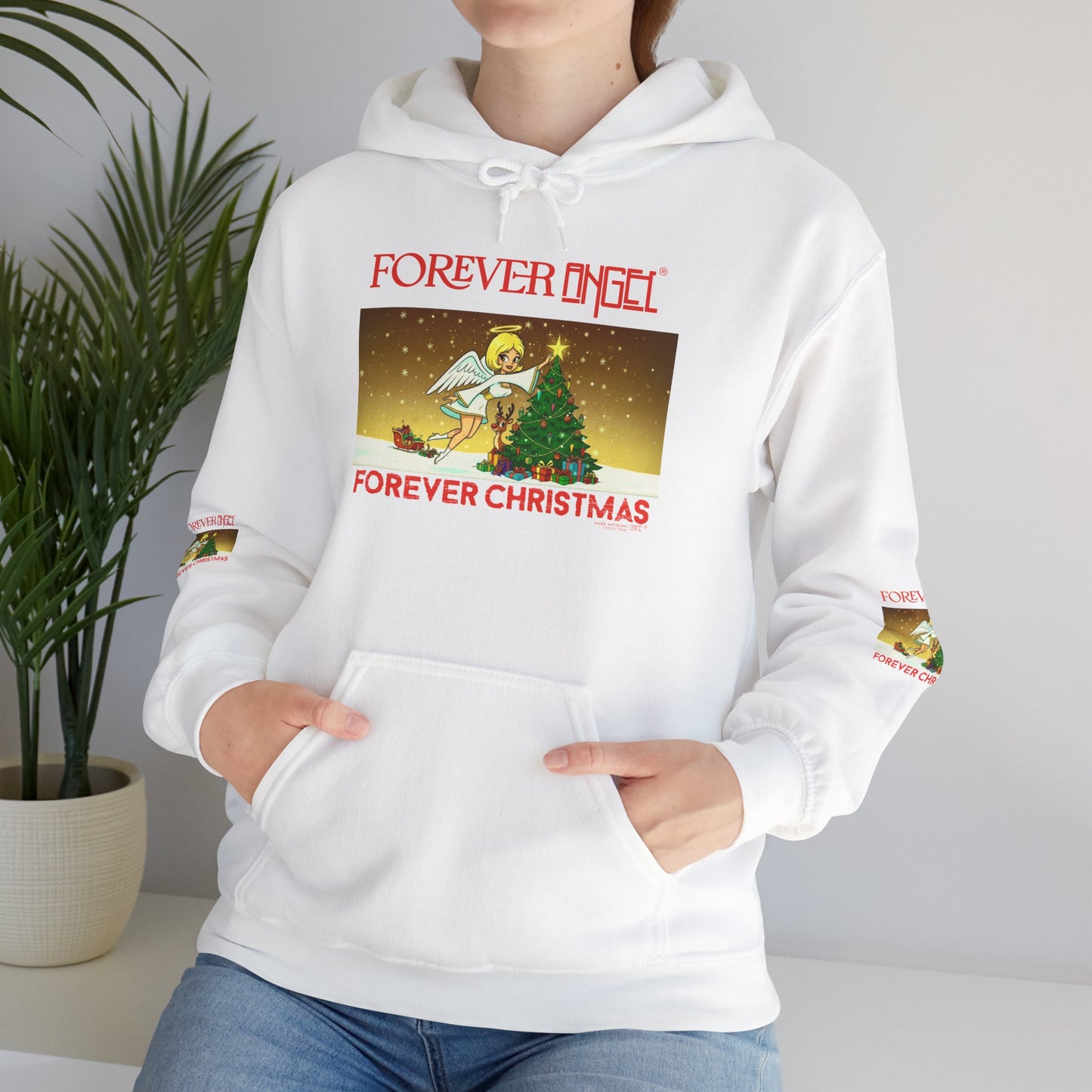 Forever Angel® Forever Christmas by Mark Anthony Gable® Collection Unisex Heavy Blend™ Hooded Sweatshirt