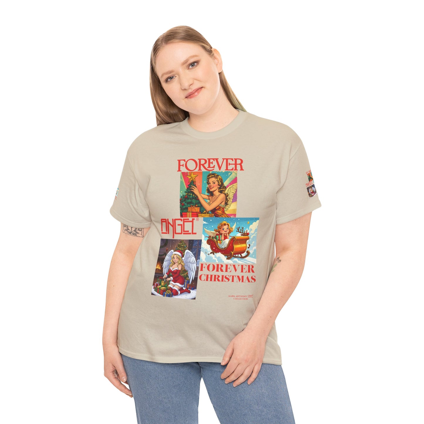 Forever Angel® Forever Christmas by Mark Anthony Gable® Collection Unisex Heavy Cotton Tee
