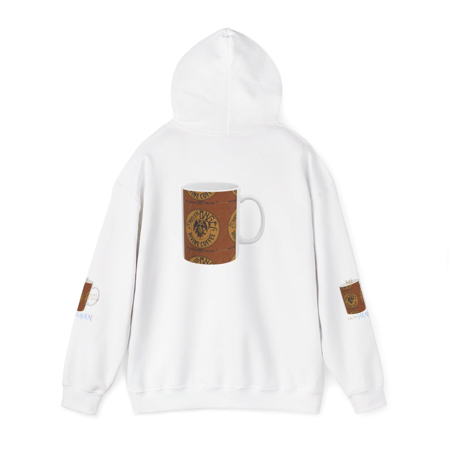 Forever Angel® Unique Divine Coffee Mug by Mark Anthony Gable® Collection | Unisex Heavy Blend™ Hooded Sweatshirt