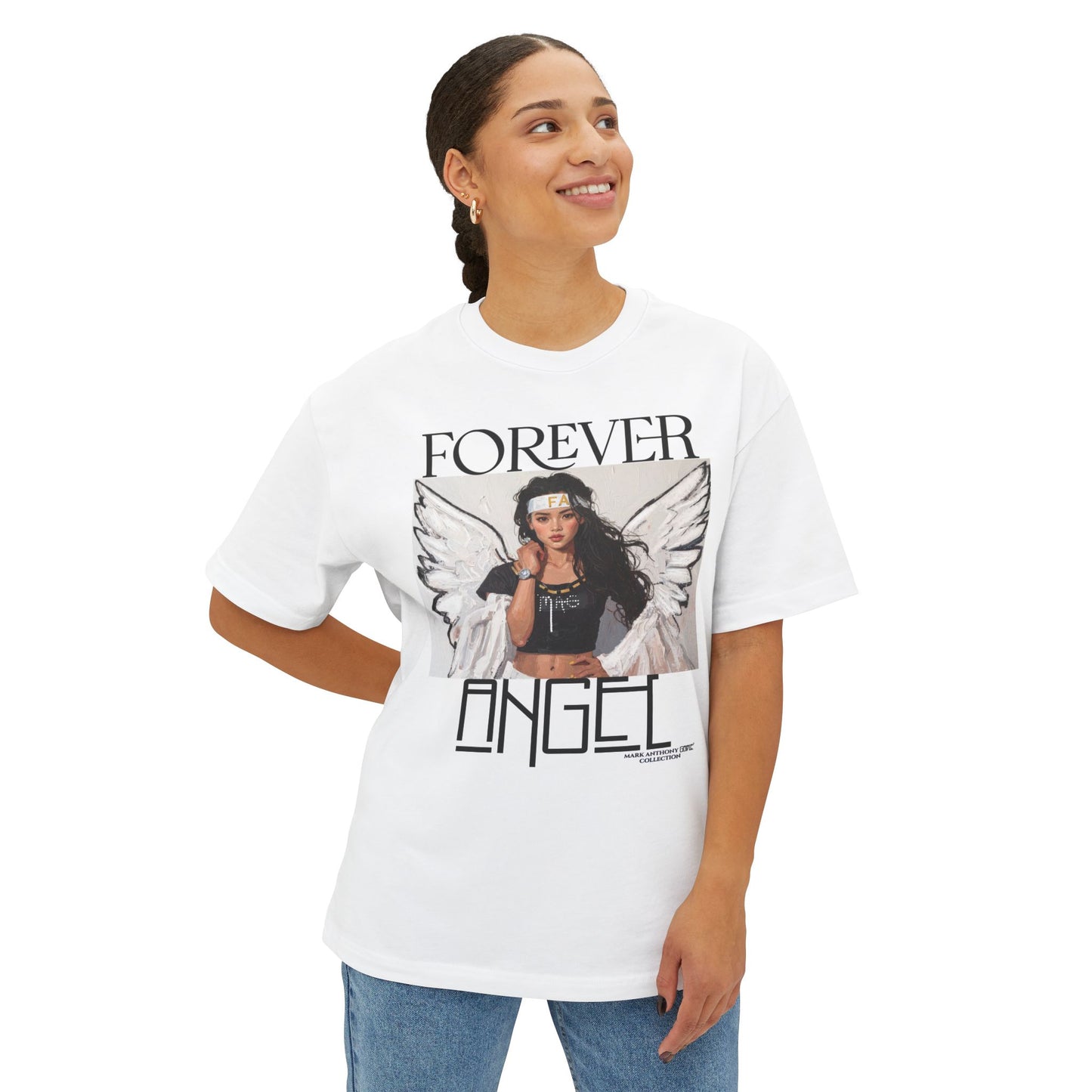 Forever Angel® Drop 002 Mark Anthony Gable® Collection Unisex Oversized Boxy Tee