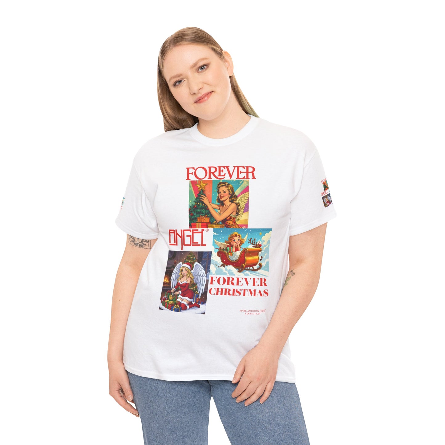 Forever Angel® Forever Christmas by Mark Anthony Gable® Collection Unisex Heavy Cotton Tee