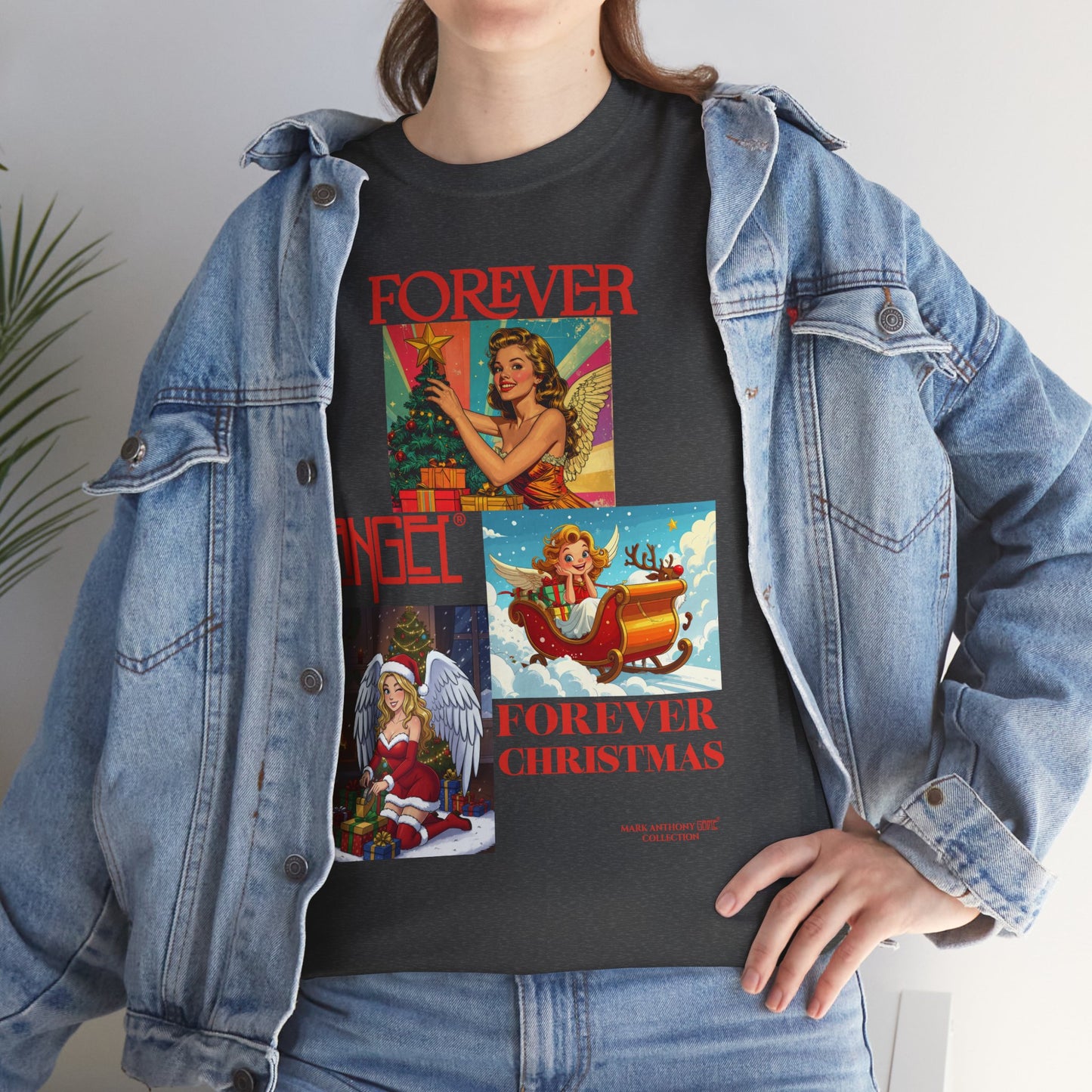 Forever Angel® Forever Christmas by Mark Anthony Gable® Collection Unisex Heavy Cotton Tee